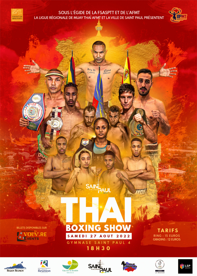 Affiche de Thaï Boxing Show