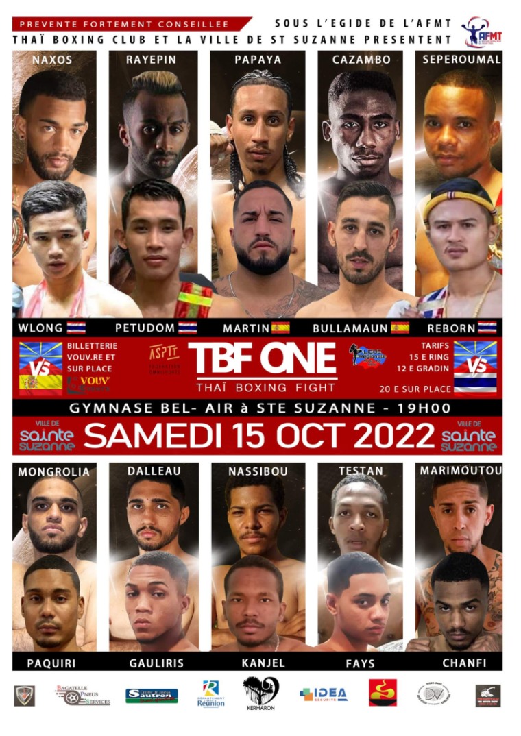 Affiche de TBF One Thaï Boxing Fight